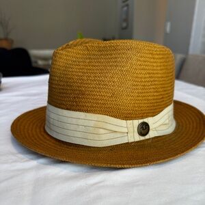 Goorin Bros Straw Fedora Hat